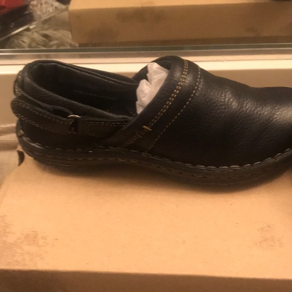 BORN Lina Black leather comfort shoe 6 m - Picture 2 of 3